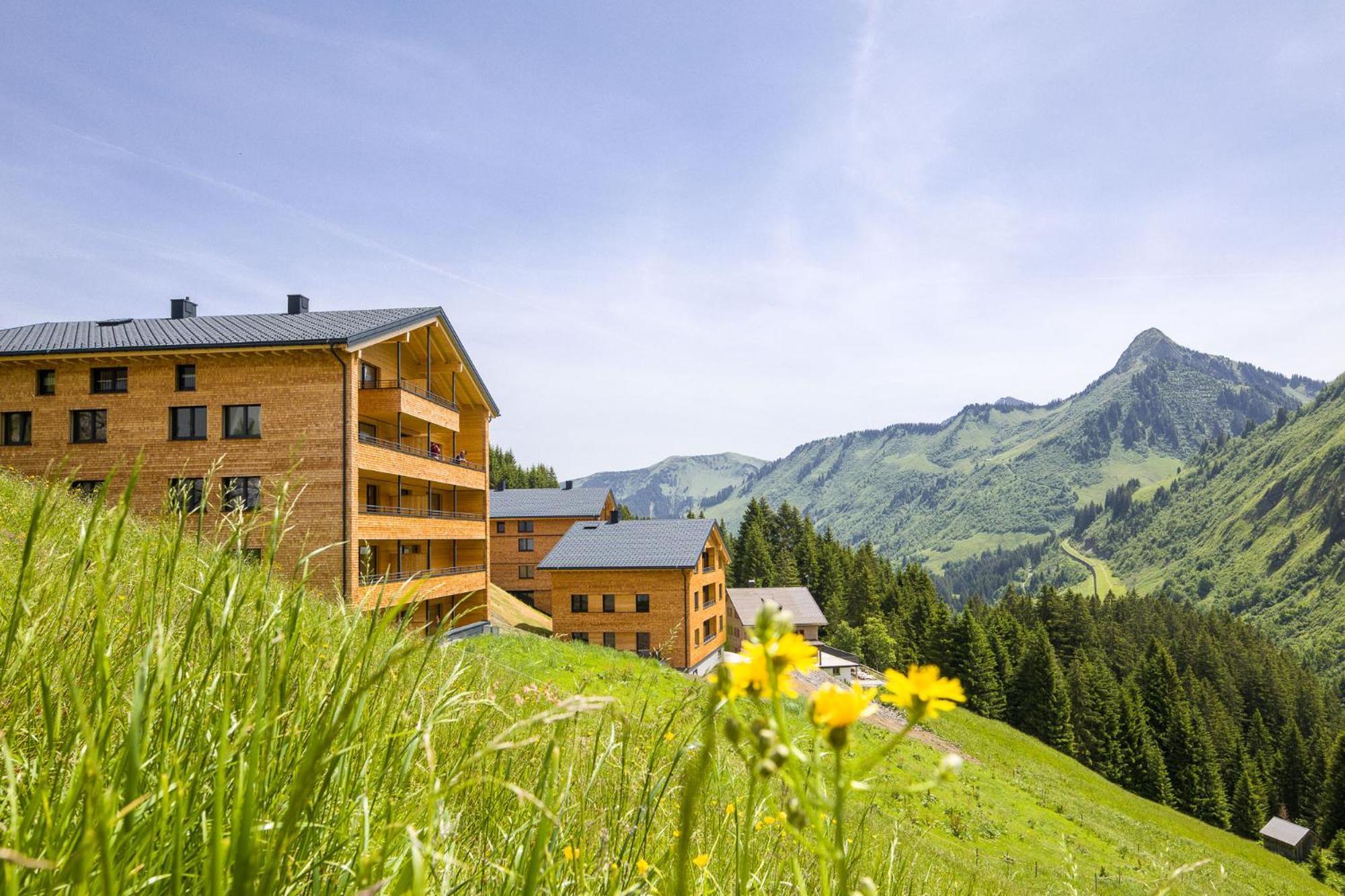 Апартаменты Alpenstolz Damuels Haus 2 - Stilvoll Urlauben In Den Bergen Экстерьер фото