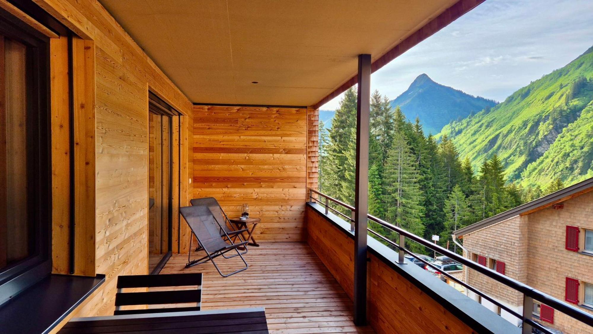 Апартаменты Alpenstolz Damuels Haus 2 - Stilvoll Urlauben In Den Bergen Экстерьер фото